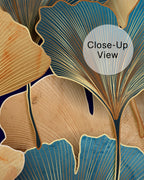 Gilded Foliage Wall Mural