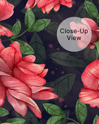 Crimson Bloom Wall Mural