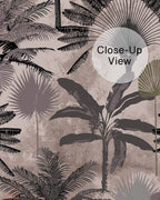 Tropical Silhouettes Wall Mural