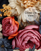 Petal Noir Wall Mural