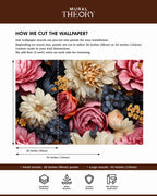 Petal Noir Wall Mural