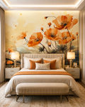 Solar Poppies Wall Mural