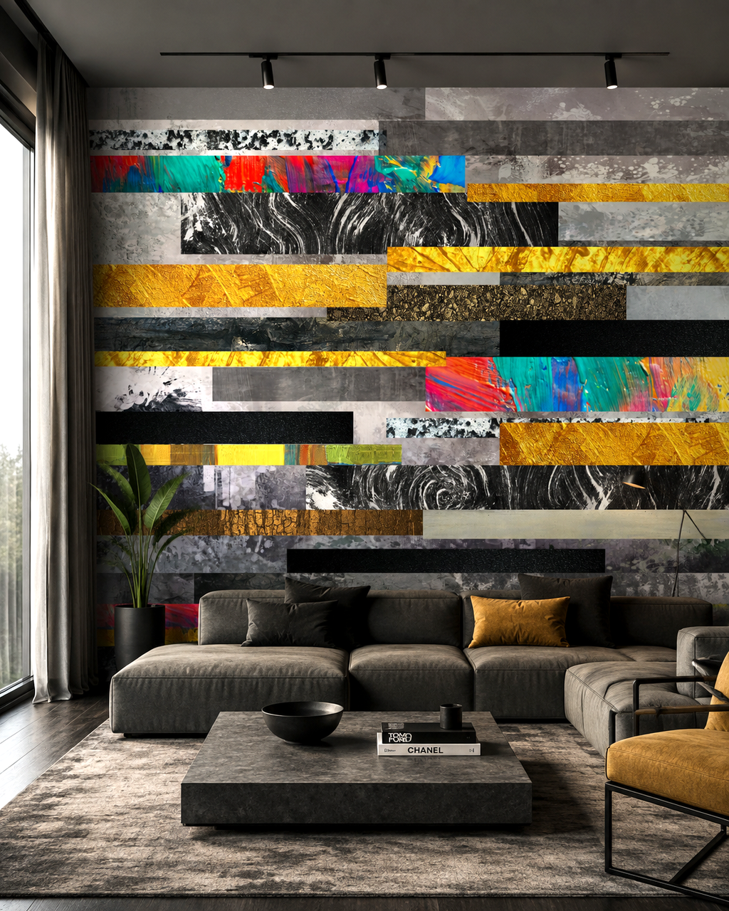 Modern Mosaic Wall Mural