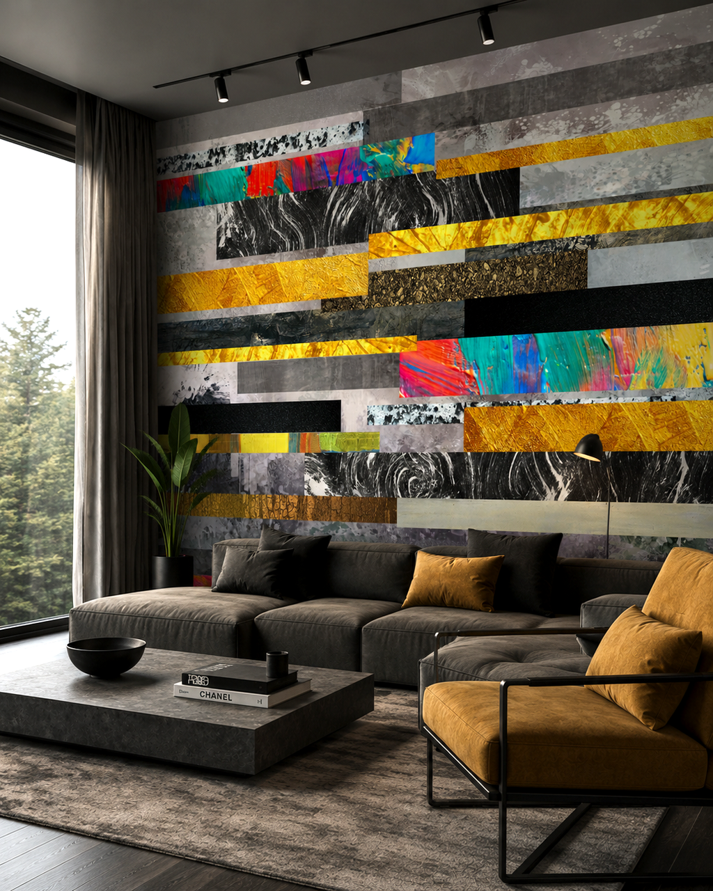 Modern Mosaic Wall Mural