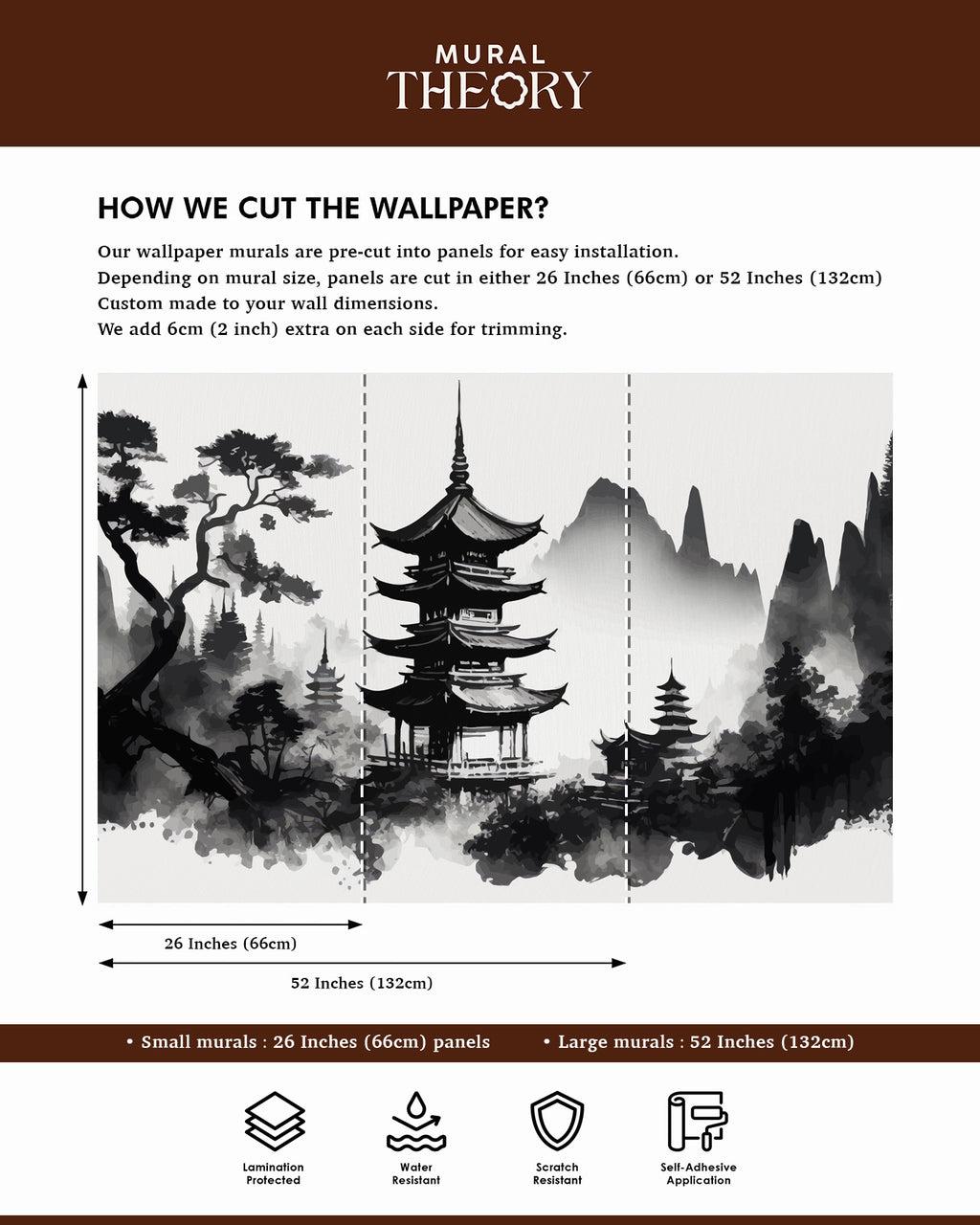 Chinese Scroll Wall Mural