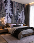 Purple Leaf Symphony Wall Mural