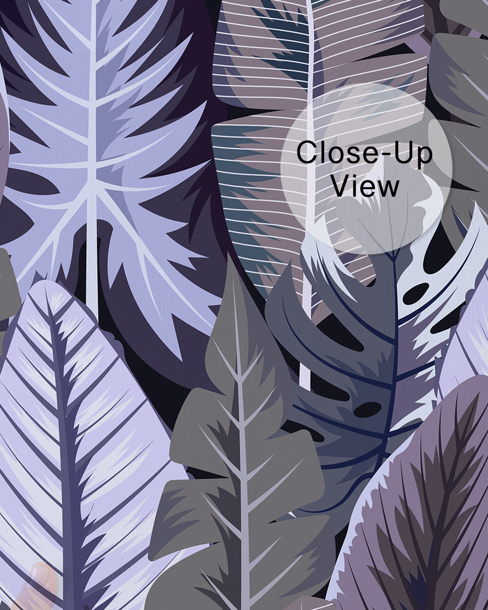 Purple Leaf Symphony Wall Mural