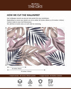 Contemporary Palm Wall Mural