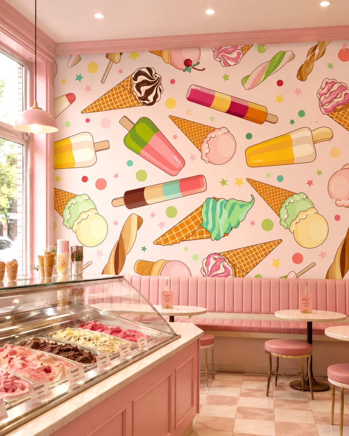Scoop & Sprinkles Wall Mural