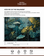 Emerald Jungle Wall Mural