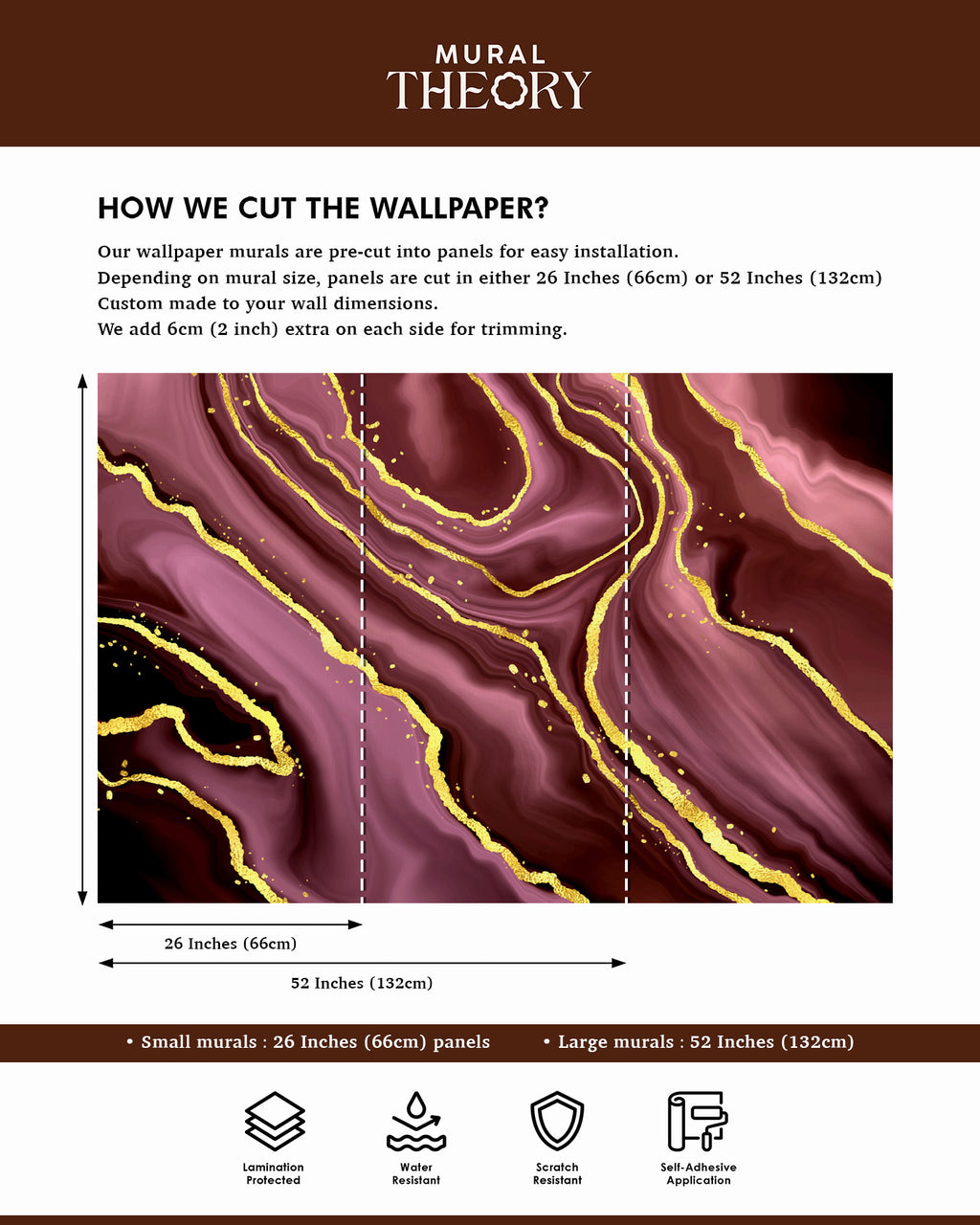 Royal Marbling Wall Mural