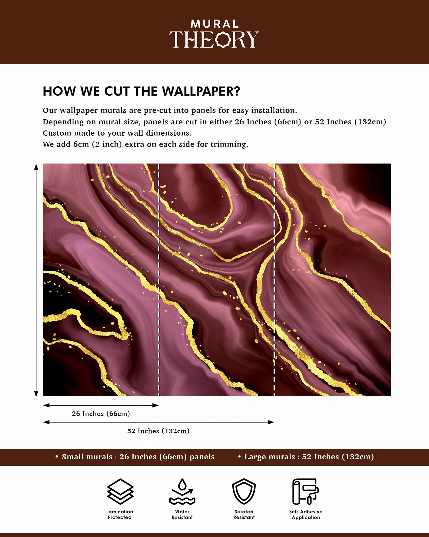 Royal Marbling Wall Mural