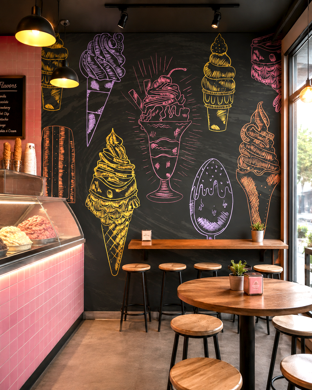 Sweet Sketches Wall Mural