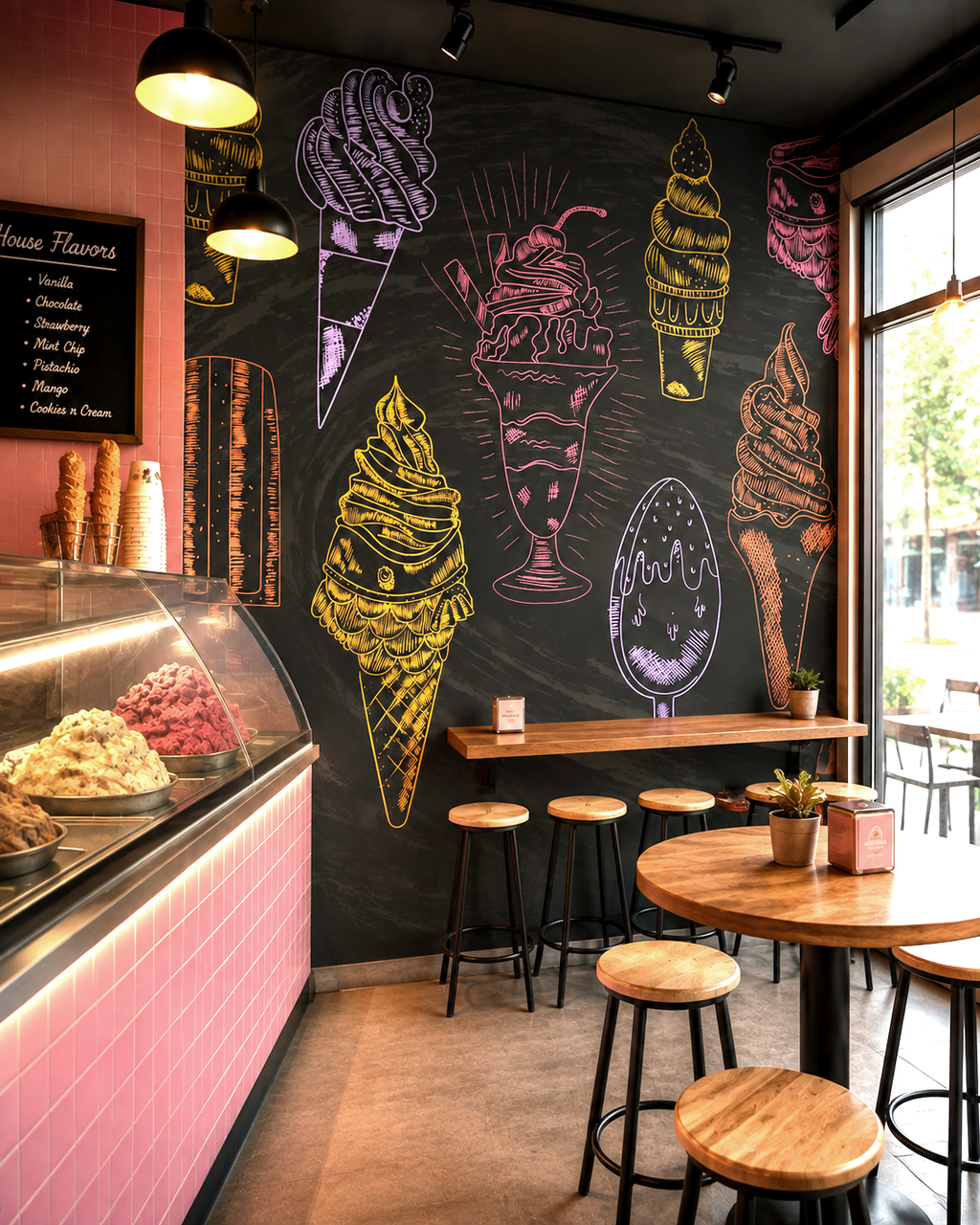 Sweet Sketches Wall Mural