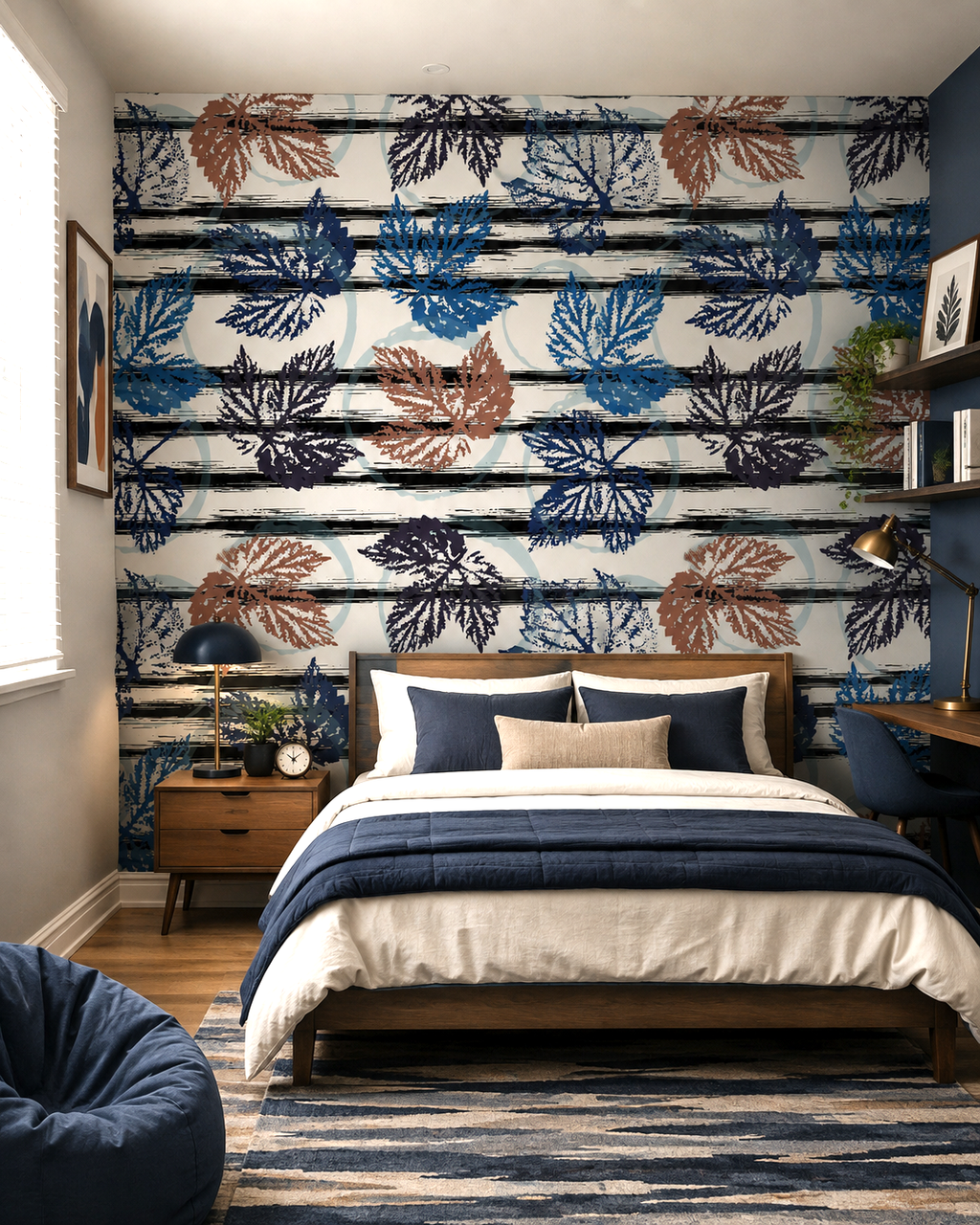 Coastal Coral Wall Mural