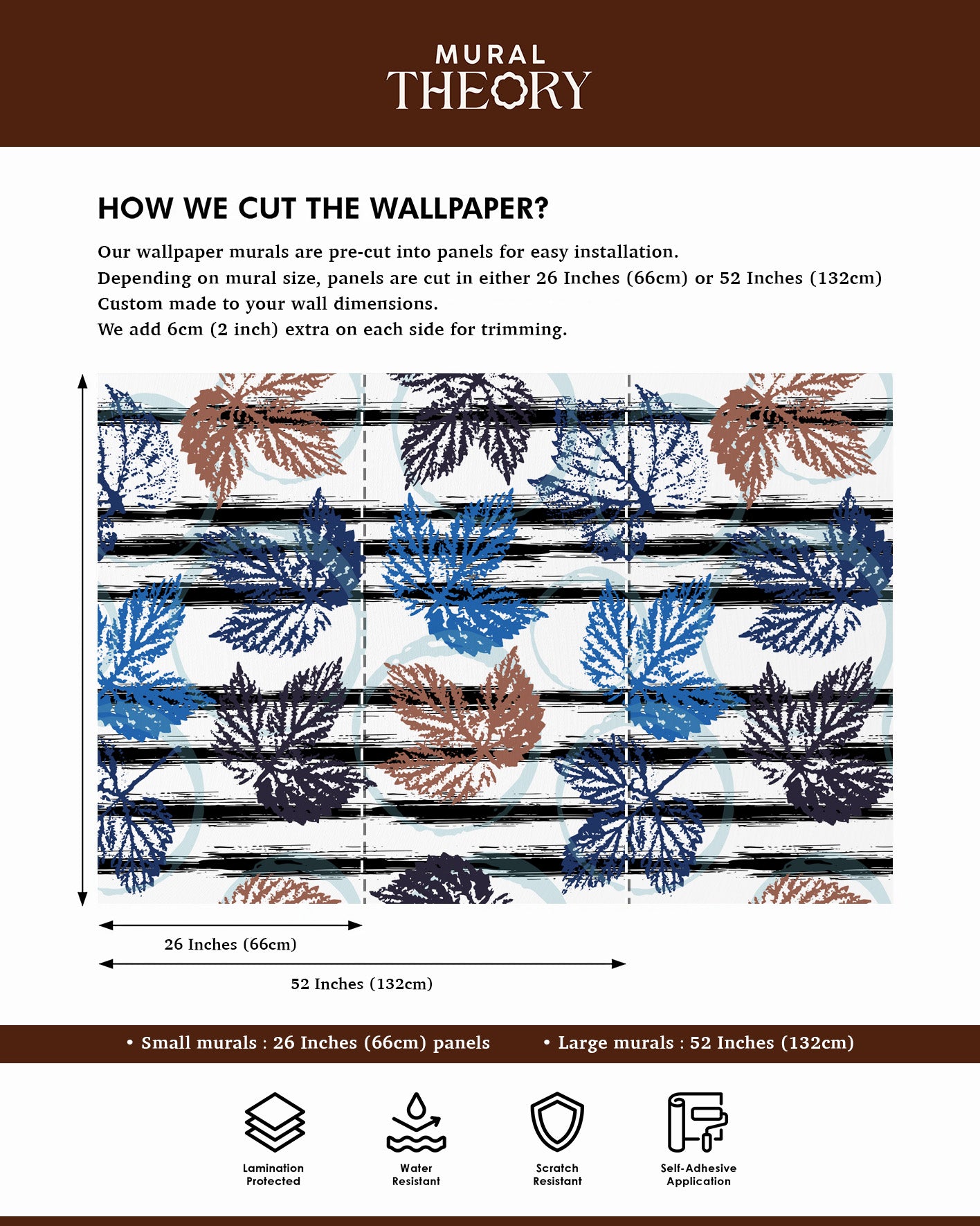 Coastal Coral Wall Mural