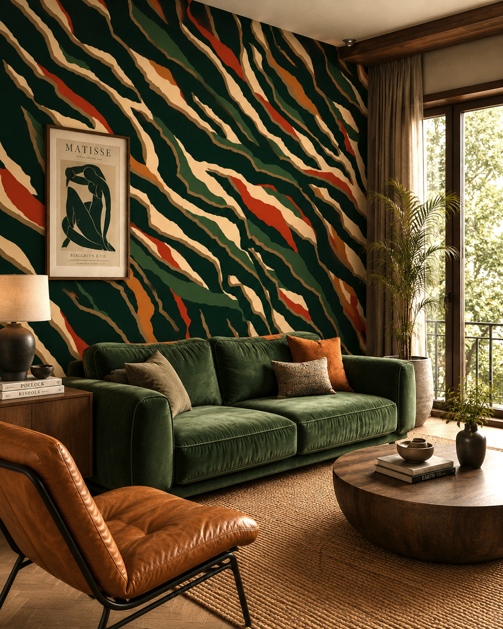 Forest Camo Wall Mural