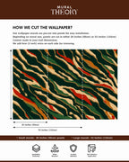 Forest Camo Wall Mural