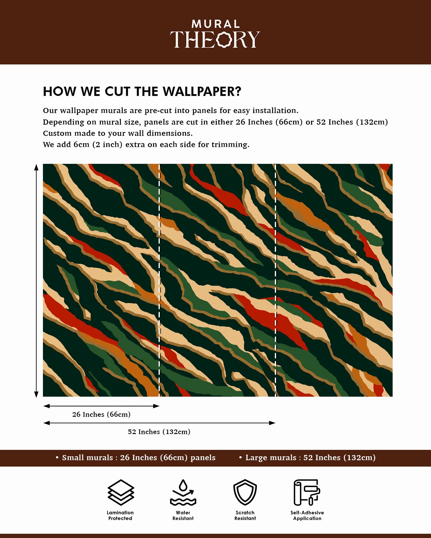 Forest Camo Wall Mural