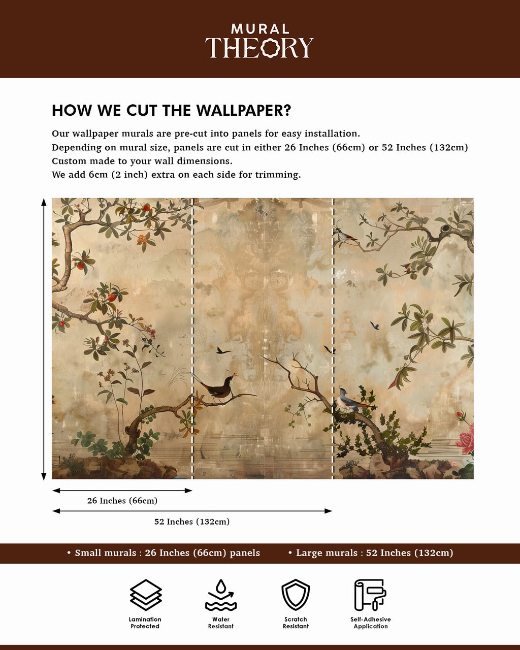 Vintage Aviary Wall Mural