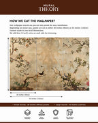 Vintage Aviary Wall Mural