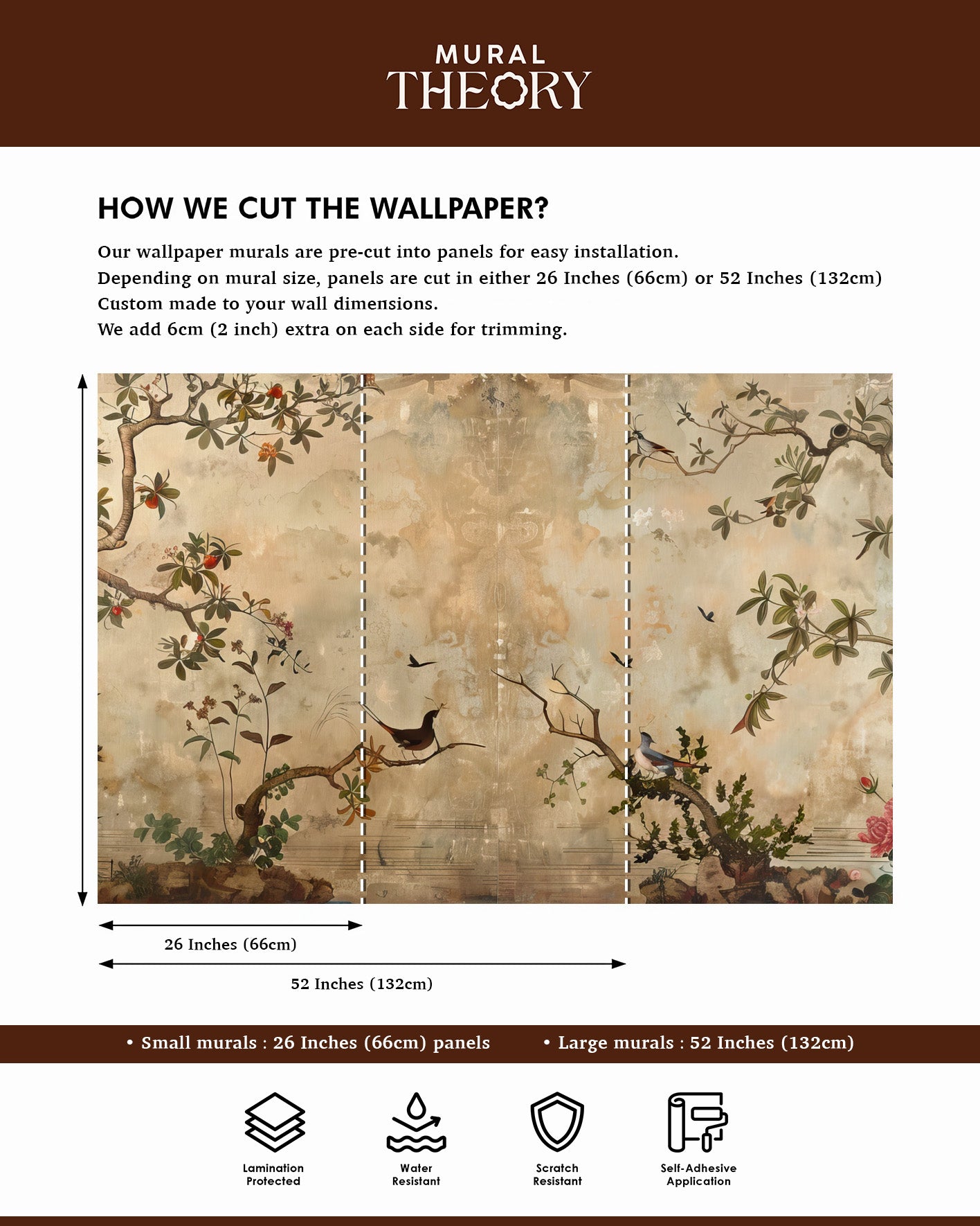 Vintage Aviary Wall Mural