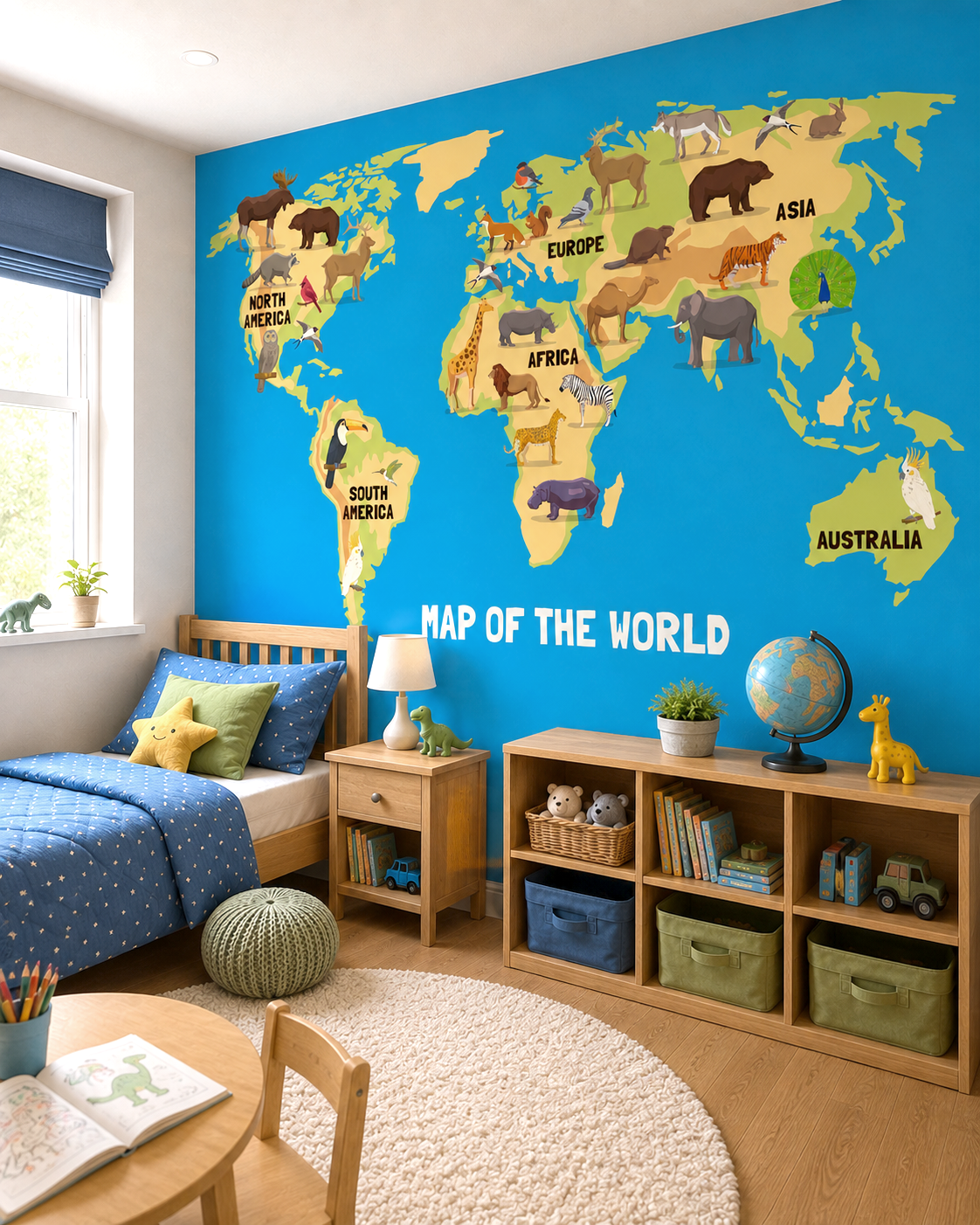 Wildlife World Wall Mural