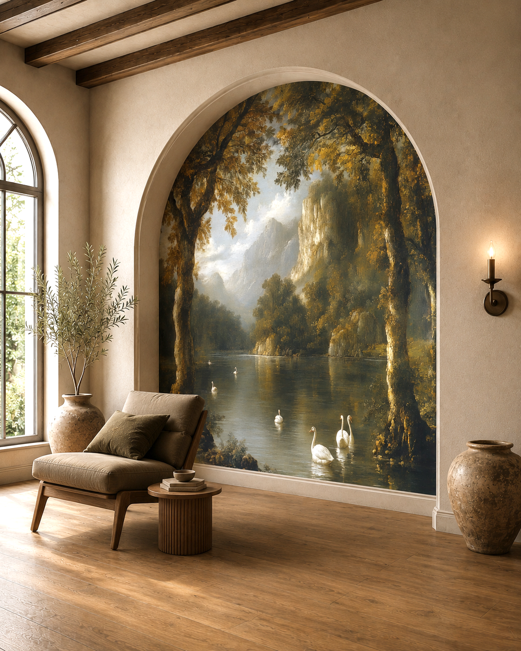 Golden Wilderness Wall Mural