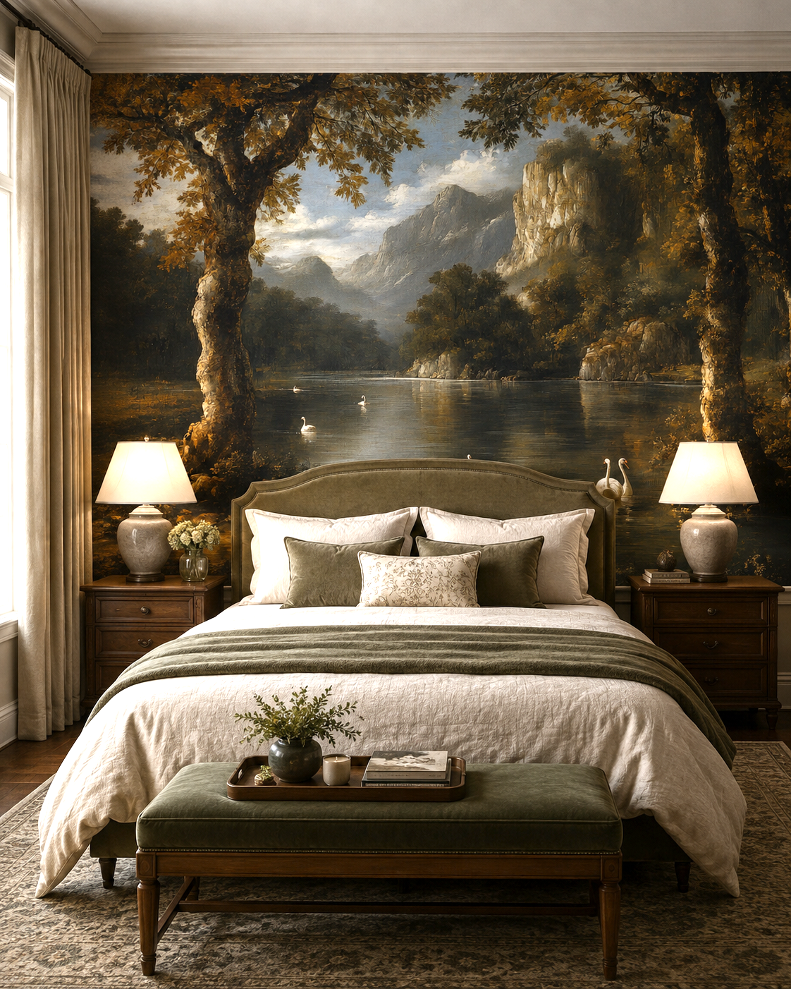 Golden Wilderness Wall Mural