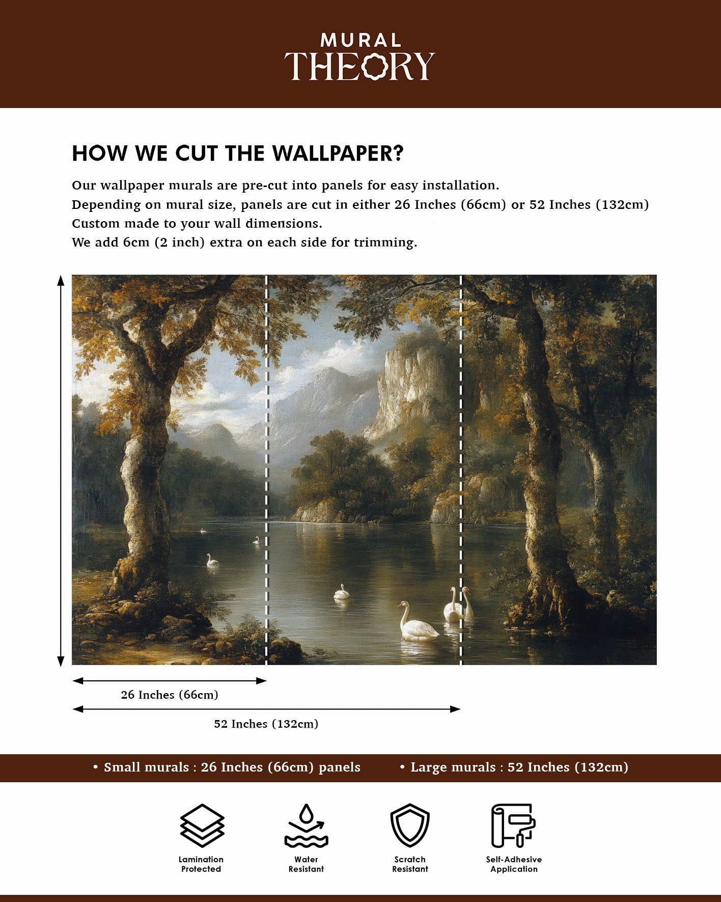 Golden Wilderness Wall Mural