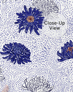 Indigo Bloom Wall Mural