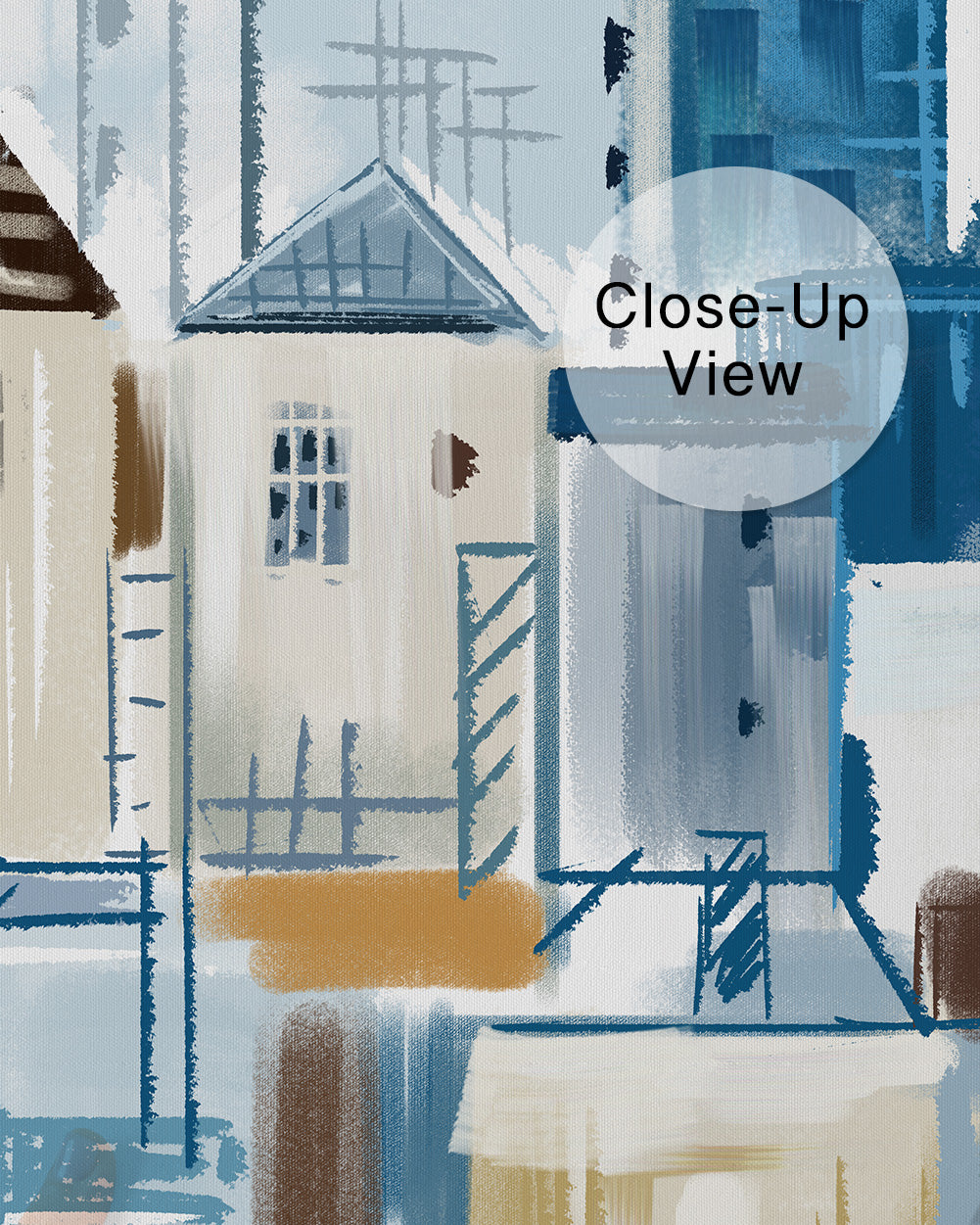 Coastal Village Wall Mural