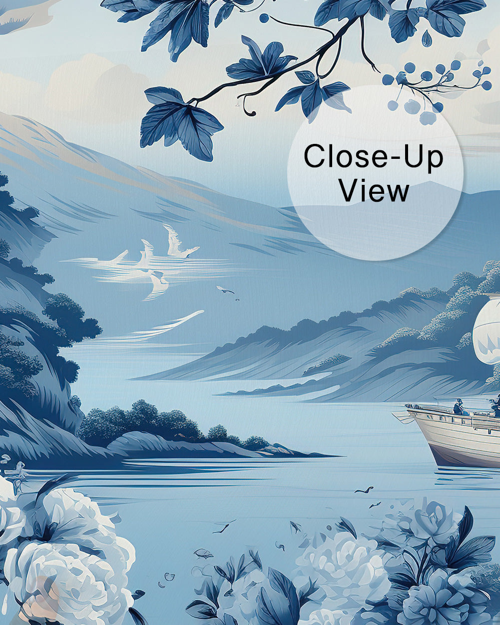 Azure Voyage Wall Mural