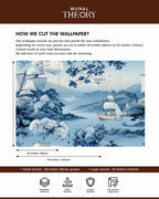 Azure Voyage Wall Mural