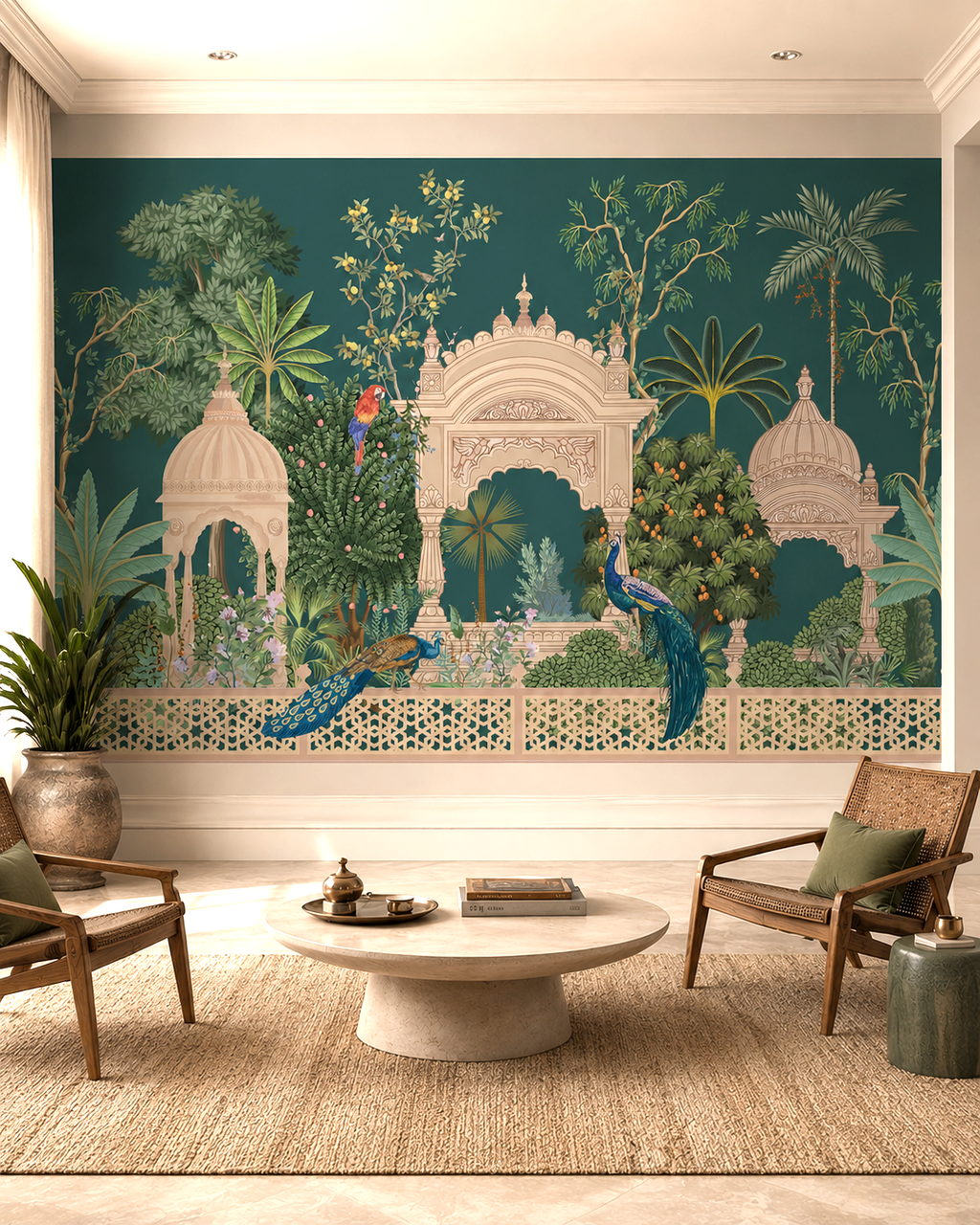 Mughal Garden Wall Mural