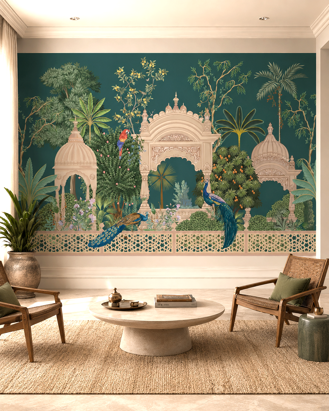 Mughal Garden Wall Mural