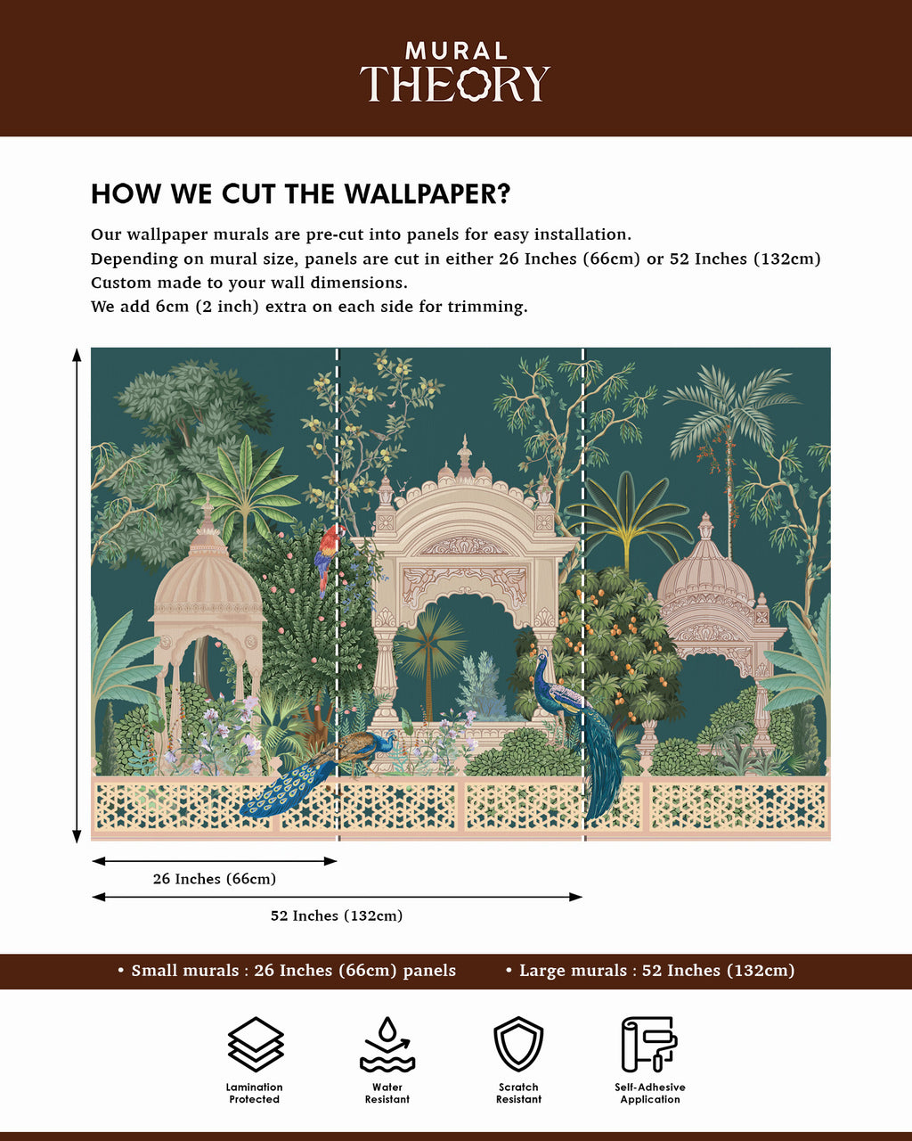 Mughal Garden Wall Mural