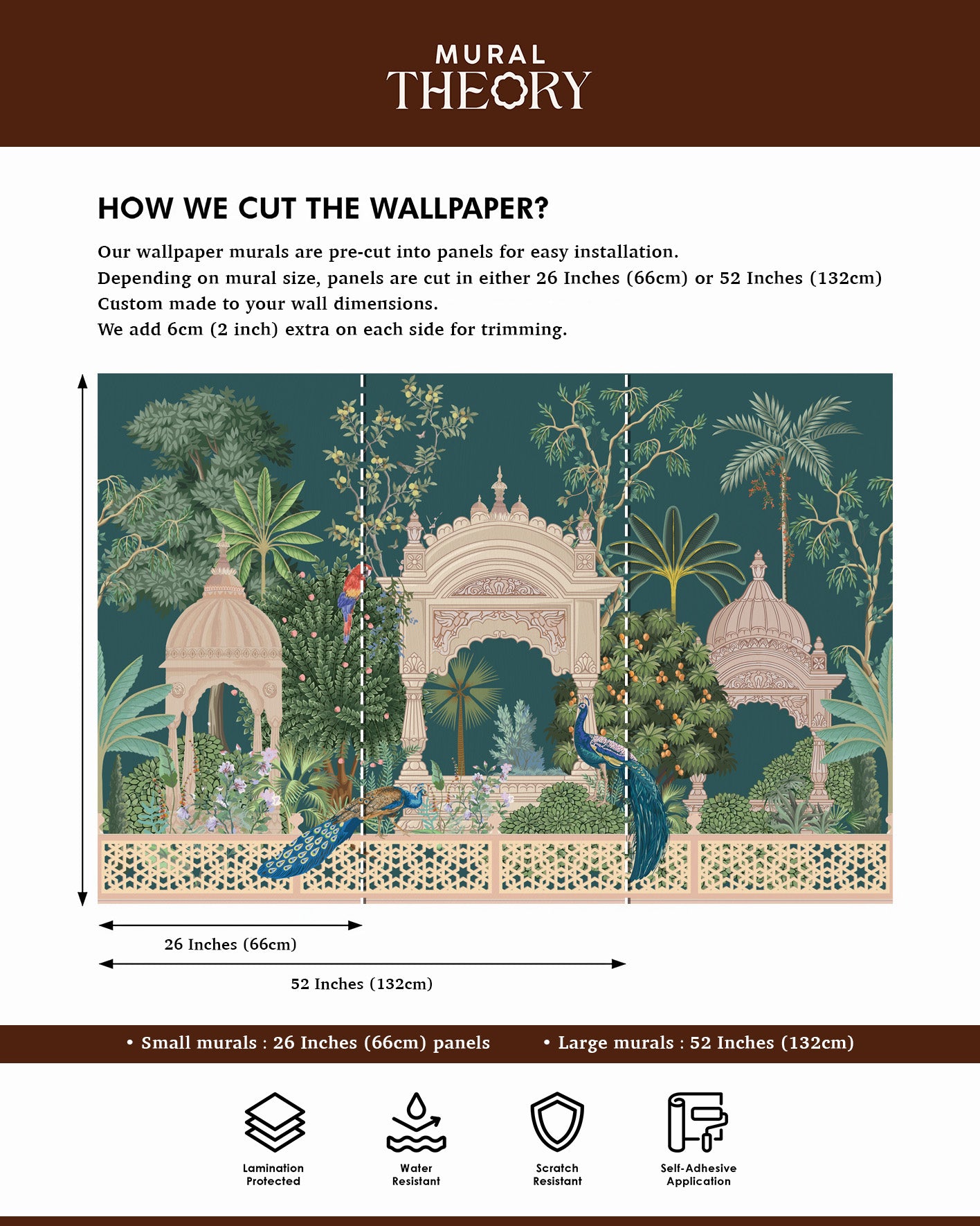 Mughal Garden Wall Mural