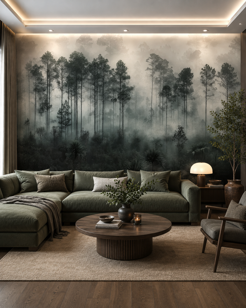 Whispering Pines Wall Mural