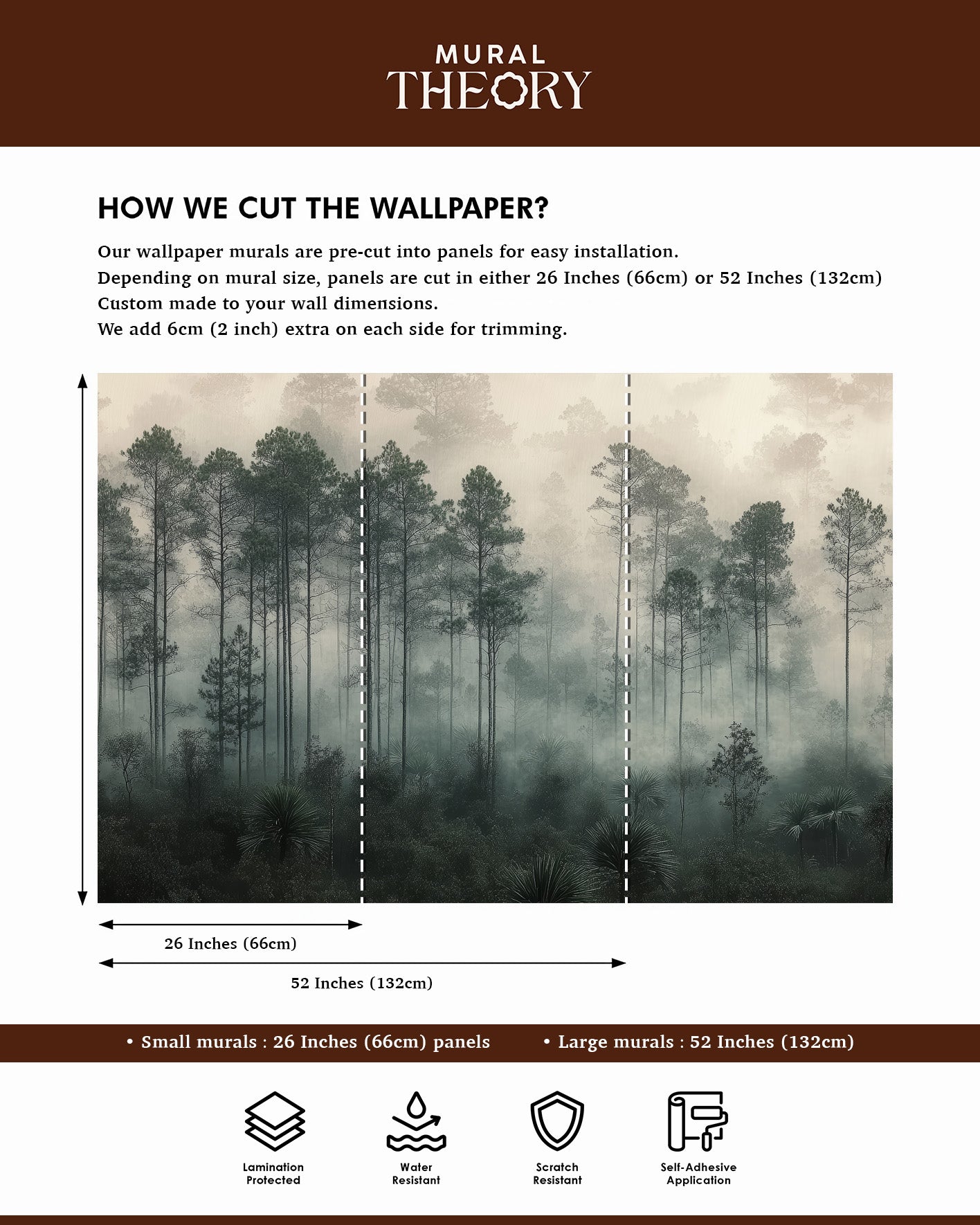 Whispering Pines Wall Mural