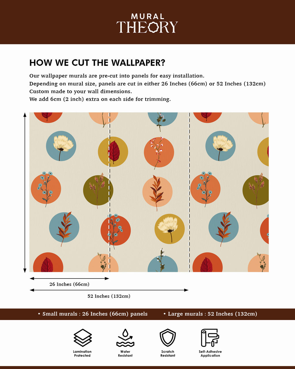 Botanical Circles Wall Mural