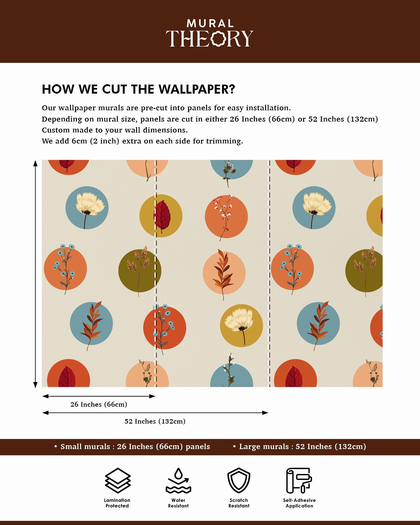 Botanical Circles Wall Mural