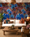Blue Boheme Wall Mural