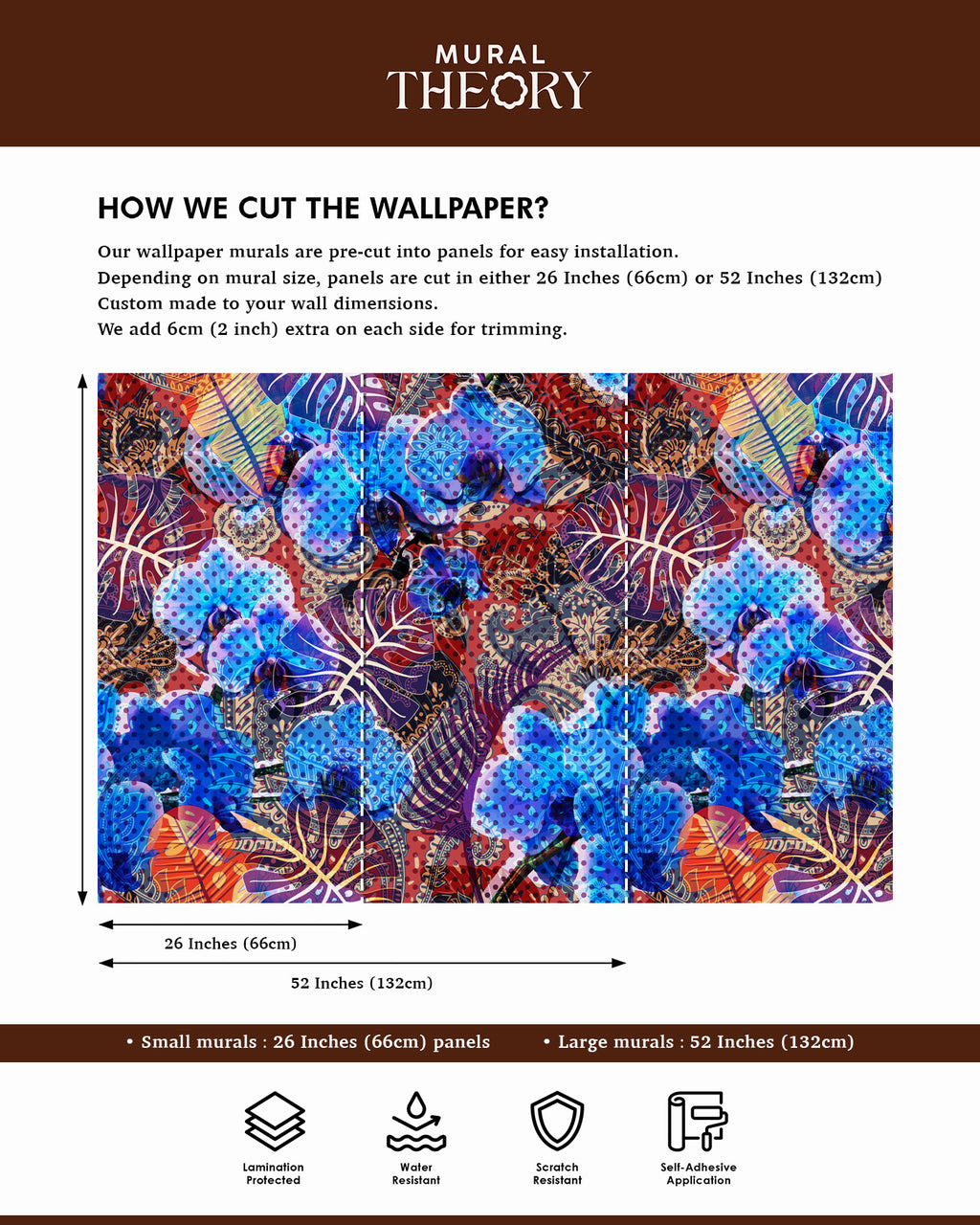 Blue Boheme Wall Mural