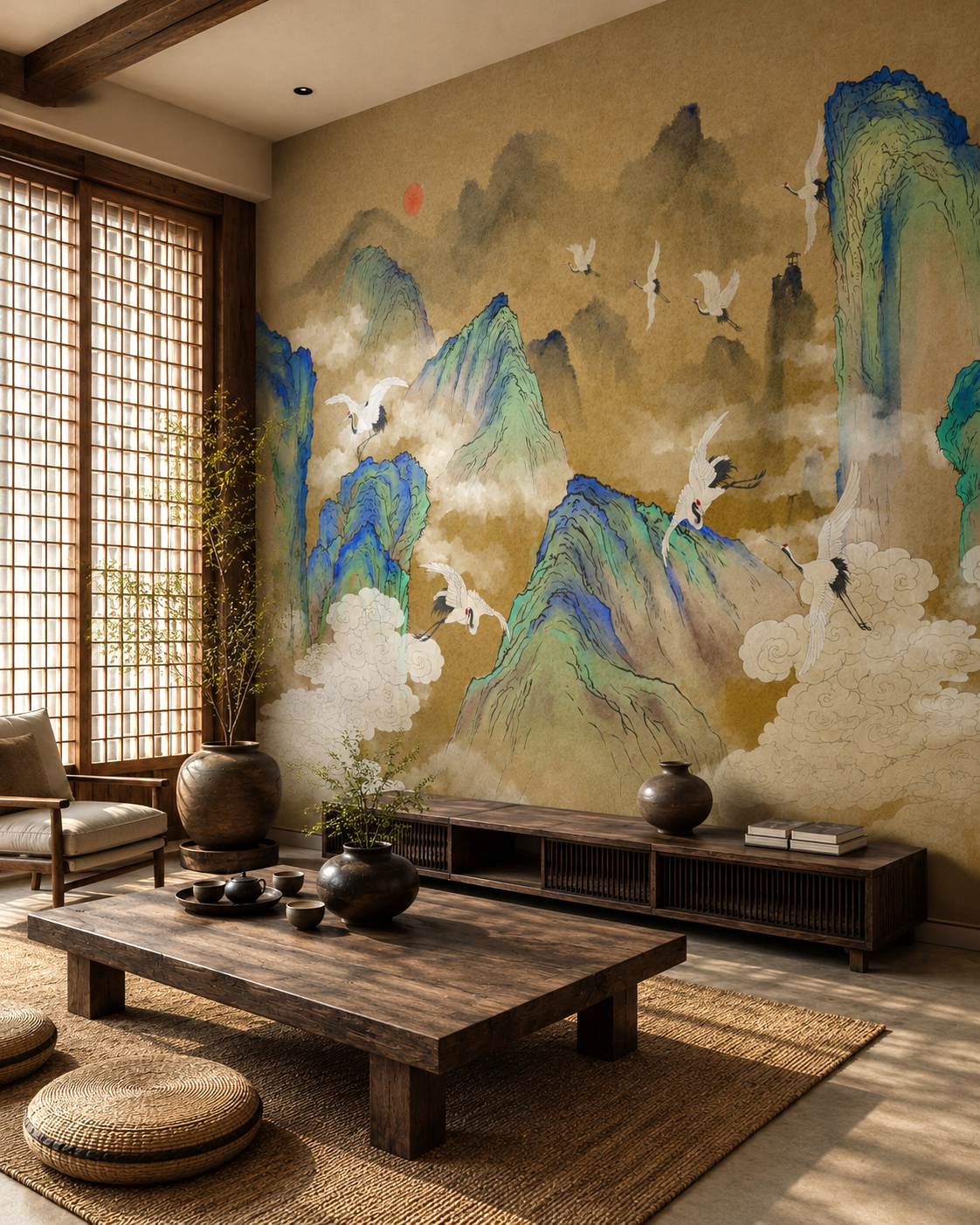 Celestial Mountains Wall Mural