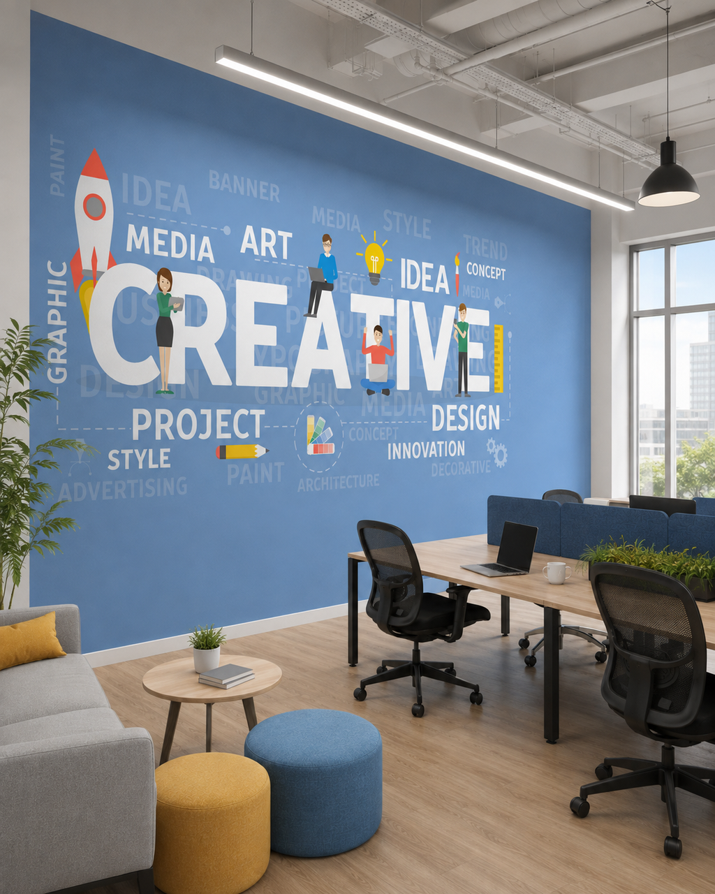 Creative Vision Wall Mural