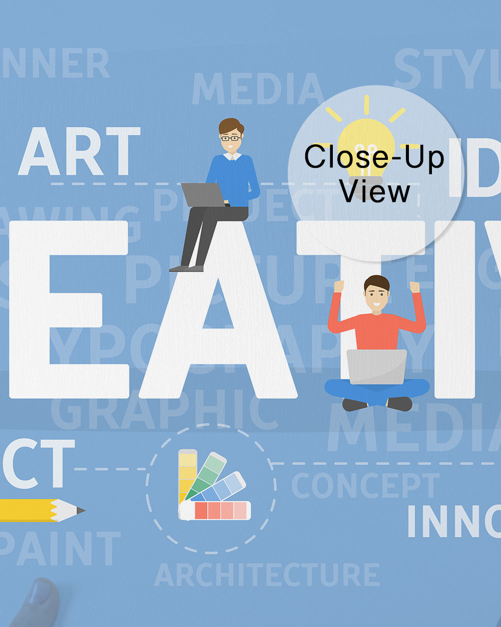 Creative Vision Wall Mural