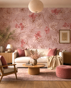 Blush Botanica Wall Mural