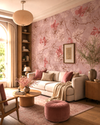 Blush Botanica Wall Mural