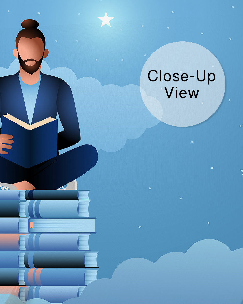 Dreams on Books Wall Mural